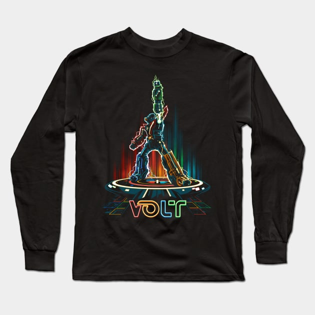 VOLT (TRON) Long Sleeve T-Shirt by djkopet